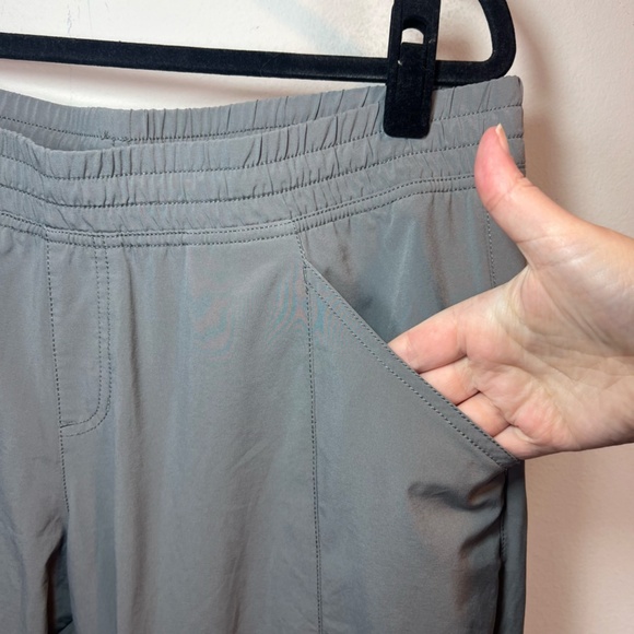The North Face Pants Gray Pull On Drawstring Pockets Straight Leg Gorpcore Sz 16 - Picture 4 of 11